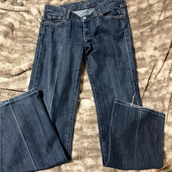 7 For All Mankind Bootcut Jeans Women Size 29 - Picture 1 of 8